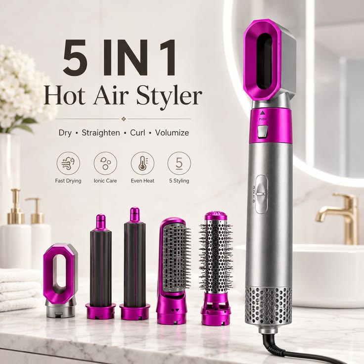 Hot Air Brush (5-in-1)